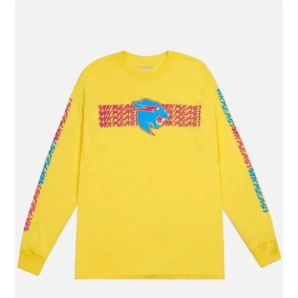 Mr. Beast Infinity Long Sleeve Tee Island Yellow XL